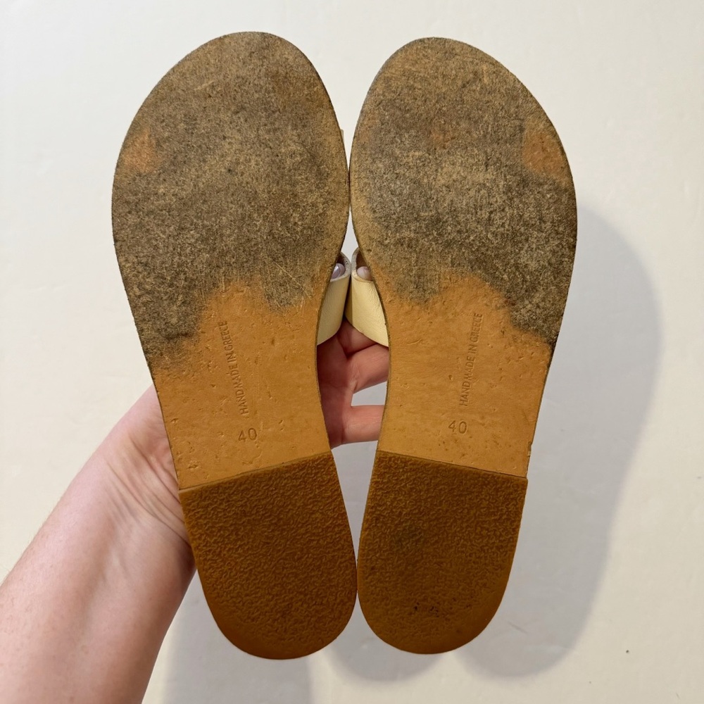 Ancient Greek Desmos Slide Sandals - Picture 7 of 10